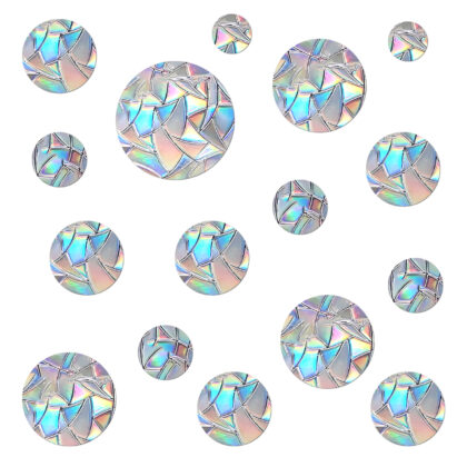 Circle Prism Window Decals