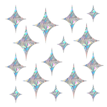 Star Prism Window Decals