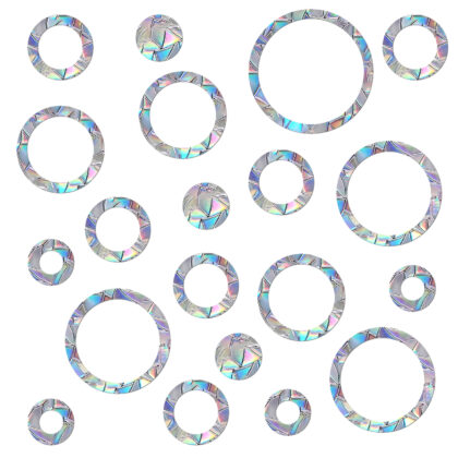 Ring Prism Window Decals